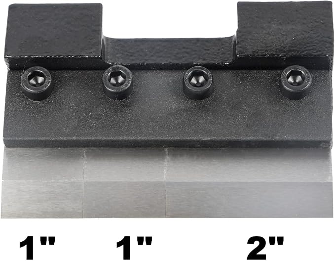 KAKA INDUSTRIAL Vise Mount Metal Brake Bender,4-Inch(100mm) Magnetic Vise for 14Ga. (2mm) Steel & 1/8" Aluminum, Quick-Release with for DIY Metalworking & Small Box Fabrication BDS-4