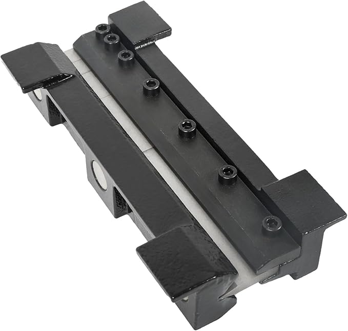 KAKA INDUSTRIAL Vise Mount Metal Brake Bender,8-Inch(200mm) Magnetic Vise for 14Ga. (2mm) Steel & 1/8" Aluminum, Quick-Release for DIY Metalworking & Small Box Fabrication BDS-8 (Pack of 4)