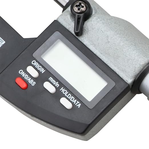 Crimp Height Digital Micrometer, Electronic Micrometer Measuring Tool, 0-1"/0-25mm, 0-1"/0.00005", Inch/Metric