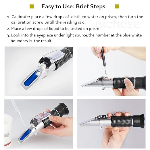 DEF Refractometer for Measuring Diesel Exhaust Fluid Concentration of Diesel Engines