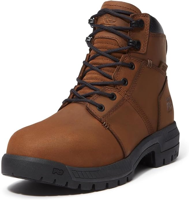 Timberland PRO Men's Montauk 6 Inch Steel Safety Toe Waterproof Industrial Work Boot