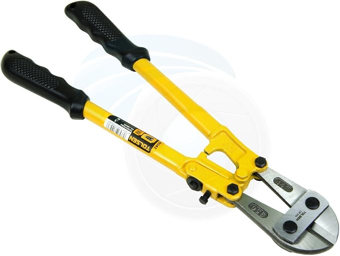 TOLSEN Bolt Cutters Heavy Duty, Bolt Cutter for Padlocks, Lock Cutter Heavy Duty Chain, Rods, Rivets, Locks and Wire Cutter - Ergonomic Non-Slip Handle Bolt Cutter (14")