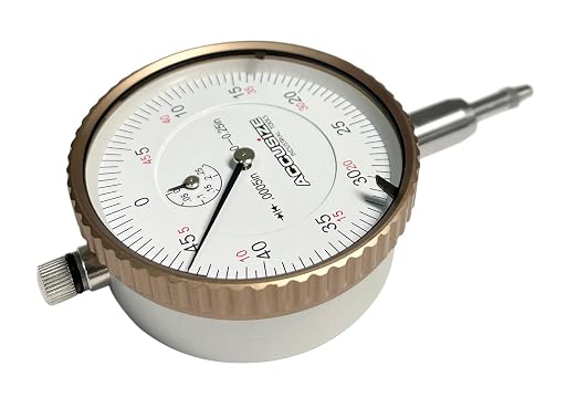 Accusize 0-1/4" Dial Indicator, Resolution: 0.0005", P900-S098 | 0-1/4" x 0.0005", AGD2 Style, Lug Back