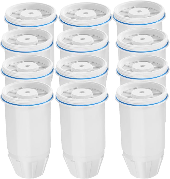 Upgrade ZR-001, ZR-017, ZR-004 Replacement Water Filters,Water Pitchers and Dispenser Filters with Multi-Stage Filter System Reduce Lead, Chromium, PFOA/PFOS and TDS, 12pack,by Cobectal