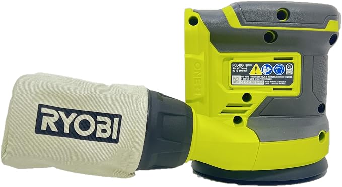 RYOBI 18V ONE+ 5" Random Orbit Sander Cordless | Battery and Charger Sold Separately