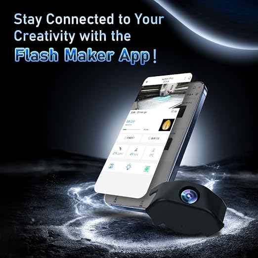 FLASHFORGE Adventurer 5M/5M Pro/AD5X 3D Printer Camera Kit | Real-Time Monitoring, Remote Surveillance via Flash Maker App, Prevent Printing Failures, Save Filament