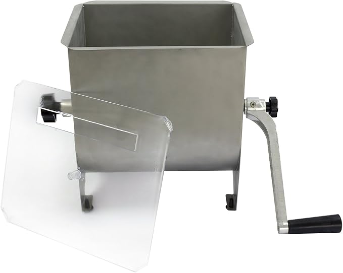 Chard MM-102, Meat Mixer with Stainless Steel Hopper, 20lbs , silver