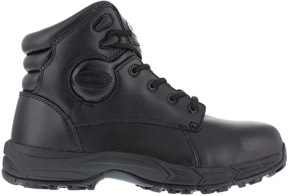 Iron Age Mens Ground Finish 6 Inch Electrical Soft Toe Work/Duty - Black