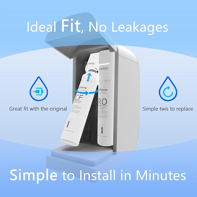 Y7/Y7P/Y7T Series RO Filter Replacement Cartridge Compatible with SimPure Y7, Y7P, Y7T, Y7P-BW, Y7P-W, Y7T-BW-A, Y7T-BW-C, Y7T-A, Y7T-C Series Water Filter, 6 Months Replacement Cartridge (1 Pack)
