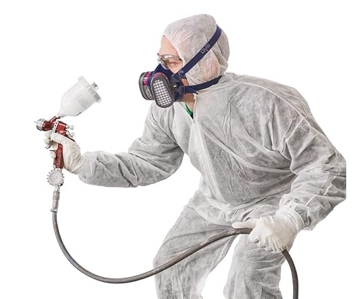 GVS SPR657 Elipse Low Profile Mask with Filters for Dust, Organic Gases and Vapors, M/L