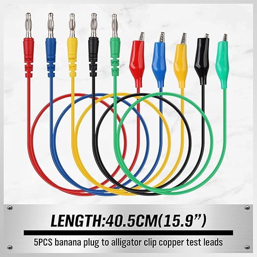 SWANLAKE 22-Piece Back Probe Kit, Multimeter Back Probe Pins with Test Leads and Alligator Clips, Automotive Electrical Circuit Diagnostic Tool Set for Car Repair