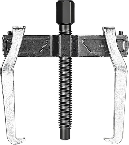 BILITOOLS 3" 2 Jaw Gear Puller, Small Bearing & Pulley Removal Tool, Internal External Reversible for Flywheel, Pulleys & Gears Wiper Arms