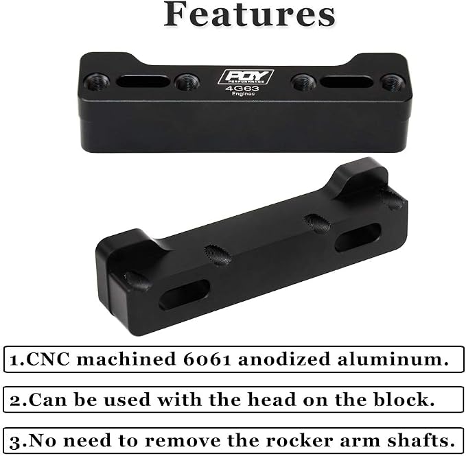 Aluminum Valve Spring Compressor Tool Removal Compatible with Mitsubishi Eclipse/Talon/Evo 8/9 4G63 Engine Black