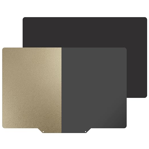 3D Printer 232x154mm Creator Pro 2 PEI Sheet【Double Sided Textured/Smooth】Spring Steel Flexible Build Plate with Magnetic Base for Creator Pro 2,Dreamer,Inventor,QID1 X-pro.