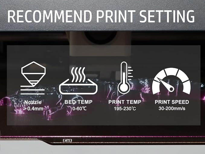 LOVOON pla Filament 1.75mm Color Shift, 3D Printers Filament NEW Black/Blue/Purple Gradient, Color Changing by Length pla,Halloween,3D Printer and 3D Pen Compatible,1KG(2.2lbs)/Spool