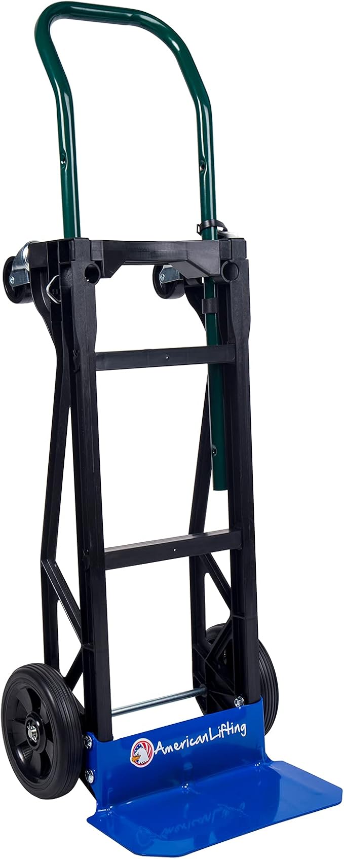 American Lifting 400 lb Capacity Ultra Lightweight Super Strong Nylon Convertible Hand Truck & Dolly