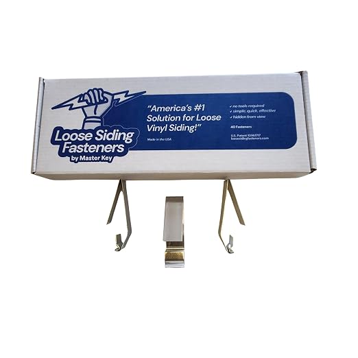Help Secure Loose Vinyl siding that Will not Lock Together or continually unlocks - Pack of 40