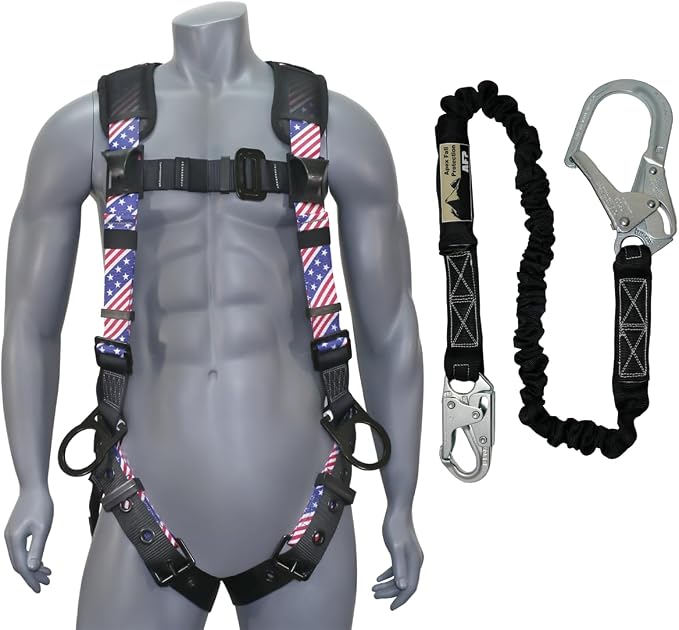 AFP Demon Fall Protection Comfortable Safety Harness (OSHA/ANSI PPE)