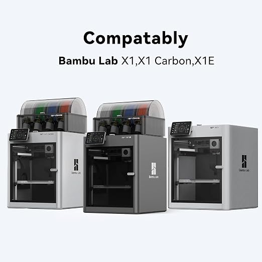 Bamboo Original X1 Carbon/X1/X1C 0.2mm Stainless Steel Hotend Complete Kit with Fan,Full Assembly Hot End Kit for Bambu Lab X1 Series 3D Printer