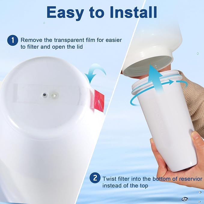 0 TDS 6-Stage Water Filter Replacement for Zero Pitchers, 6-Pack | Removes 99% of heavy metals & impurities. Perfectly fits ZR-001, ZR-017, ZR-004, and more.