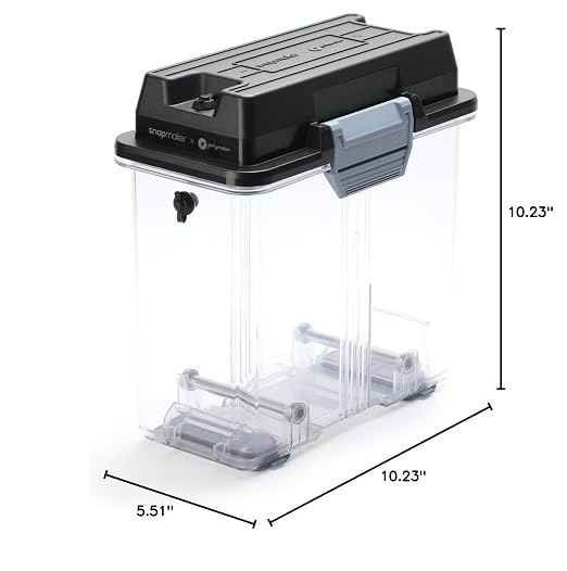 Snapmaker Snapdryer 3D Printing Filament Dryer Storage Box for Continuous Sealing and Protection,Compatible with 1.75/2.85/3mm PLA PETG ABS TPU ASA PA PC PVA Filament (SnapDryer Storage Box Only)