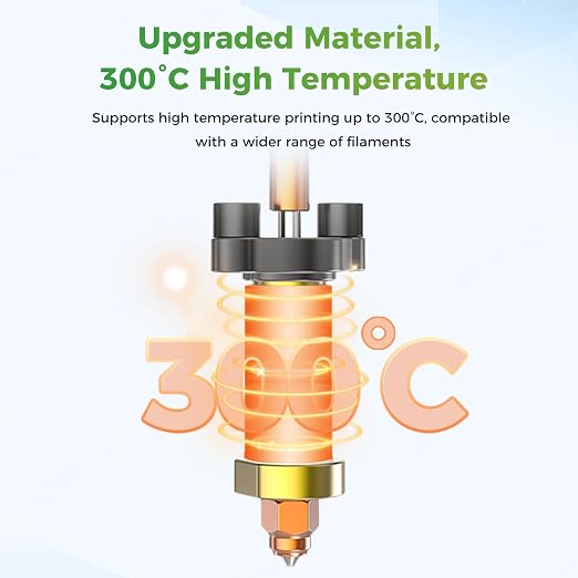 Creality Official Hi Hotend Kit, Upgrades Ceramic Heating Block Kit, Unicorn Quick Swap 3D Printer Nozzle, High Flow Extruder Heater Block, All Metal Integrated Accessories for Creality Hi Combo
