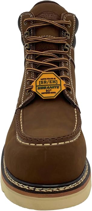 SAFA mens Men’s 6” Composite Safety Moc Toe