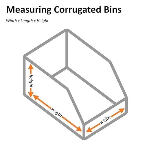Ship Now Supply Storage Bin Boxes Medium, 4'L x 24'W x 4.5'H 50-Pack | Corrugated Cardboard Bin Box for Packing, Moving and Storage