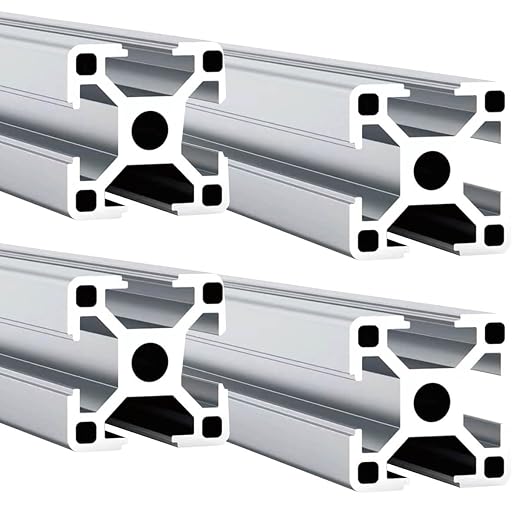 3030 T Slot Aluminum Extrusion for 3D Printer Parts and CNC DIY Silver 1500mmX4