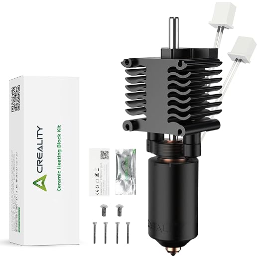 Creality Official Hi Hotend Kit, Upgrades Ceramic Heating Block Kit, Unicorn Quick Swap 3D Printer Nozzle, High Flow Extruder Heater Block, All Metal Integrated Accessories for Creality Hi Combo