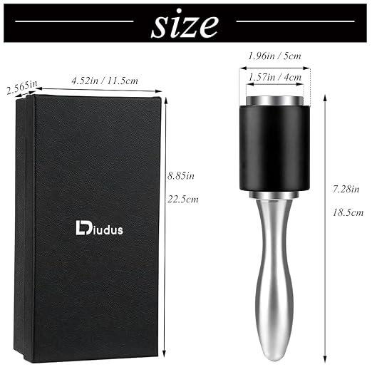 2/4/6 Prong Punch Nylon Head Leather Hammer, Black Leather Prong Punch Tool Leather Craft Carving Hammer, 5mm Lacing Stitching Punch, Round Hole Prong Lacing Stitching Punch for Leather Craft