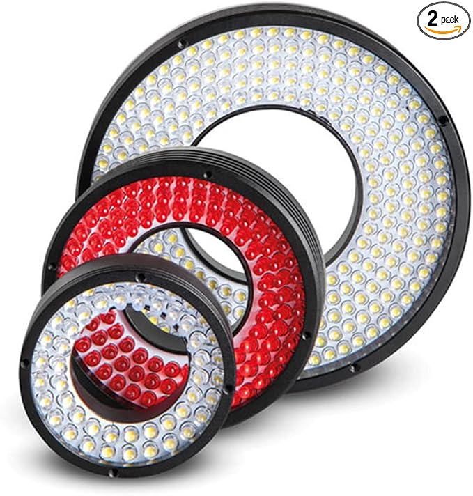 120mm Red Ring Light Machine Vision LED 24V Detection and Recognition Lamp Industrial Camera