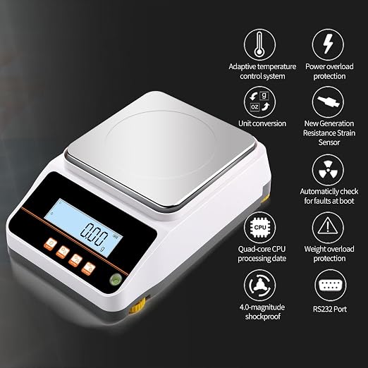 Lab Balance Scale 3000gx0.01g High Precision Electronic Digital Analytical Balance Gram Scale