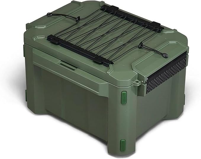 Plano GoNow Hunt Kit Waterproof Field Box System with Gun Cleaning Rest, MOLLE Board, Ammo Box, Modular Storage Organizer for Hunting Gear, Olive Drab
