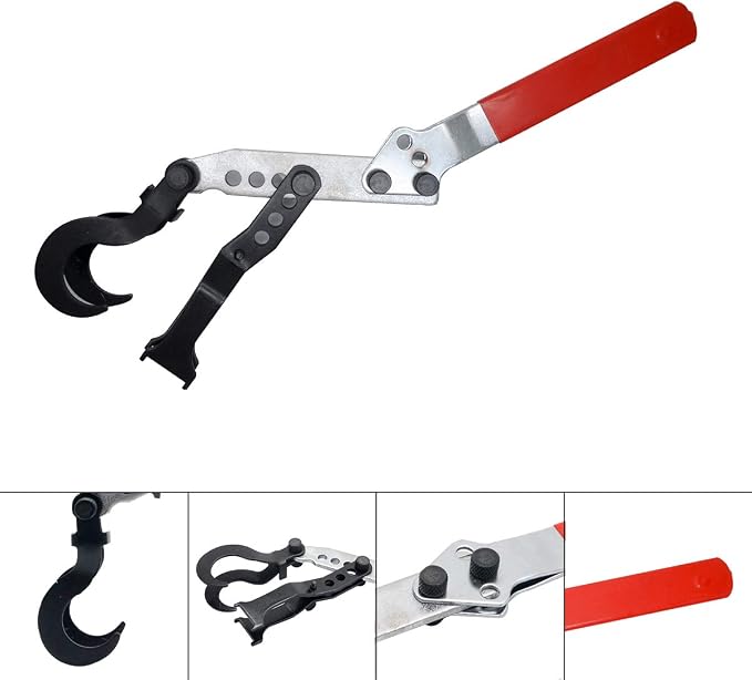 MASO Valve Spring Compressor, Cylinder Head Valve Spring Compressor Stem Seal Replacement Tool for OHV OHC Engines