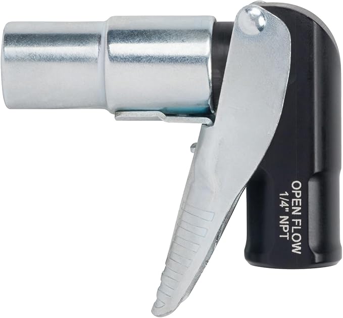 LockNFlate® 90-Degree Air Chuck (Open Flow 90°)