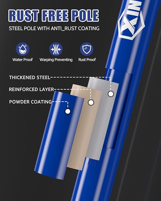 XINQIAO Drywall Lifts Cabinet Jacks for Installing Cabinets, Heavy Duty Third Hand Support System with Large Feet Adjusts from 55.1 in to 98.4 in, 2 PCS