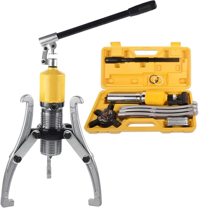 Hydraulic Gear Puller, 15 Ton Max Capacity, 4"- 12" Hydraulic Puller Separator Tool, 2 or 3 Jaws Bearing Hub Separator, for Pulling Hubs, Bearings, Gears, Bearings