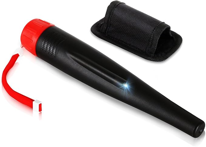 Pyle Pinpointer Metal Detector | Handheld Metal Detector W/ High Sensitivity | Builtin Speakers | Save Battery Automatic Power Off | Low Battery Indicator | Waterproof Marine Grade IP68 (PMD64)