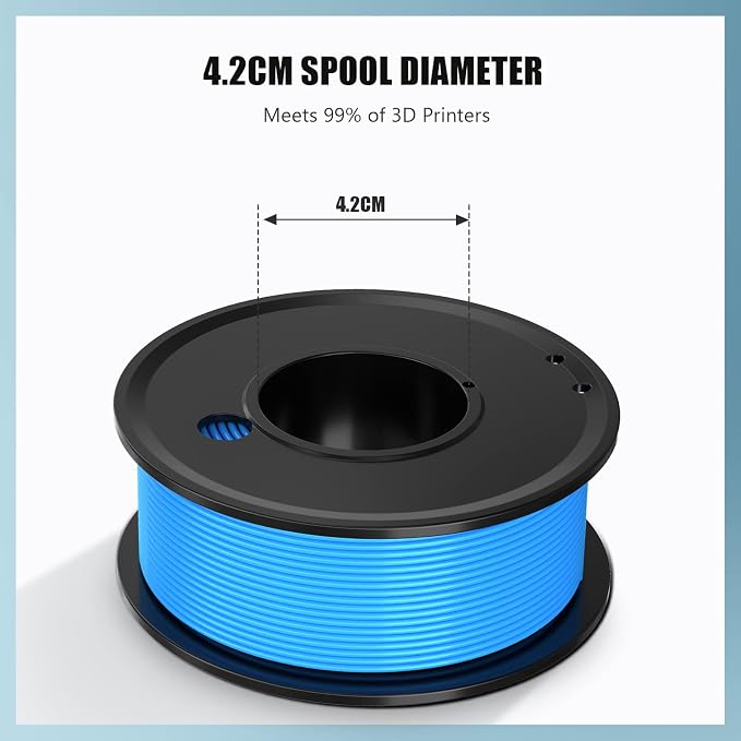 3D Printer Filament PLA 1.75mm 3-D Printing Materials 5 Colors Bundle Print Filimate 1.75 mm Orange Green Blue Yellow Purple Filiment1.75 Accuracy ±0.02mm Fillament Spool Vacuum Pack 250G X 5