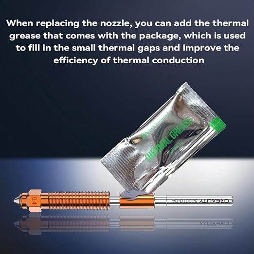 Creality K2 Plus/Hi Combo Nozzles, Original Unicorn K2 Hotend Nozzles, Extruder Replacement Nozzles Kit with Titanium Alloy Copper Alloy Hardened Steel Nozzle for Creality K2 Pro Combo (0.4mm 4PCS)