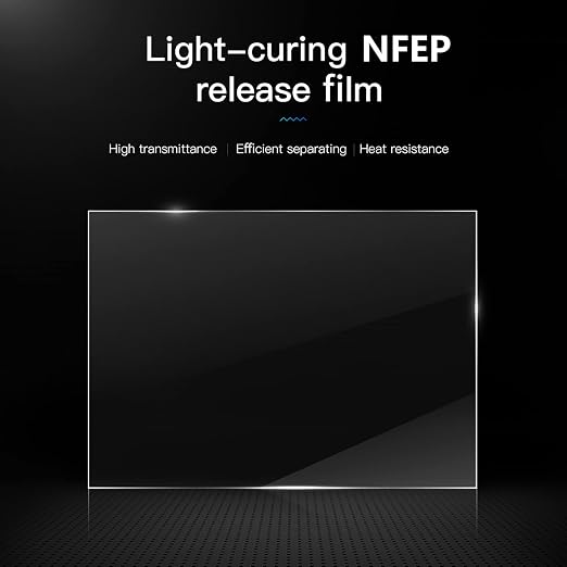 KOYOFEI 5PCS NFEP Film for Resin 3D Printer, nFEP(PFA) Release Film FEP 2.0 for ELEGOO Saturn 2, Saturn 3 Ultra, Saturn 4, Saturn 4 Ultra, M3 Premium, M5, M5s, M5s Pro LCD 3D Printer 290x210x0.127mm