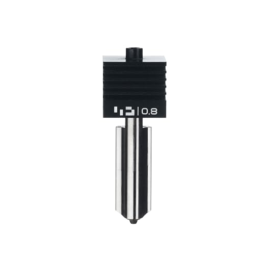 Diamondback Nozzles – Bambu Lab H2/P2/X2 Compatible Complete Hotend Assembly – Solid Diamond Tip 3D Printer Nozzles, Precsions Print, Any Filament, Longer Life, Wear Resistant (0.8mm)
