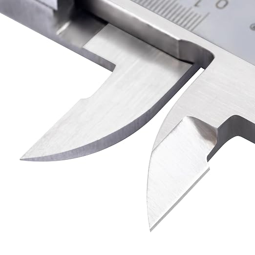 Dasqua Vernier Caliper 0-300mm / 0-12" | Stainless Steel Precision Measuring Tool, 0.02mm / 0.001" Graduation, ±0.03mm Accuracy, DIN862 Standard, Locking Screw & Fine Adjustment