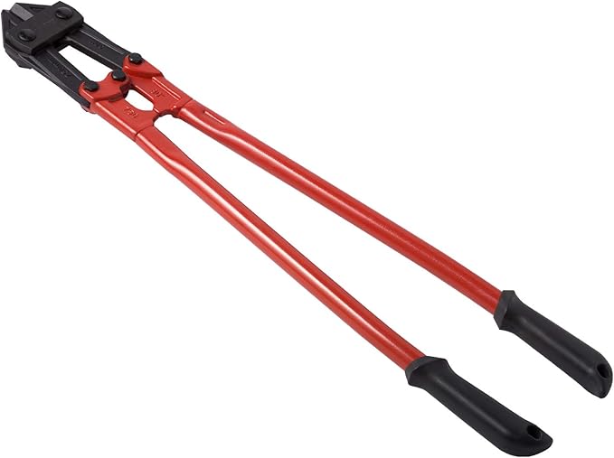 MAXPOWER 30 Inch Heavy Duty Bolt Cutter | Drop-Forged Chromoly Steel Blades for Maximum Cutting Force | Soft Rubber Grip Handles for Secure & Comfortable Use | Cuts Padlocks, Chains, Bolts, Wire Mesh