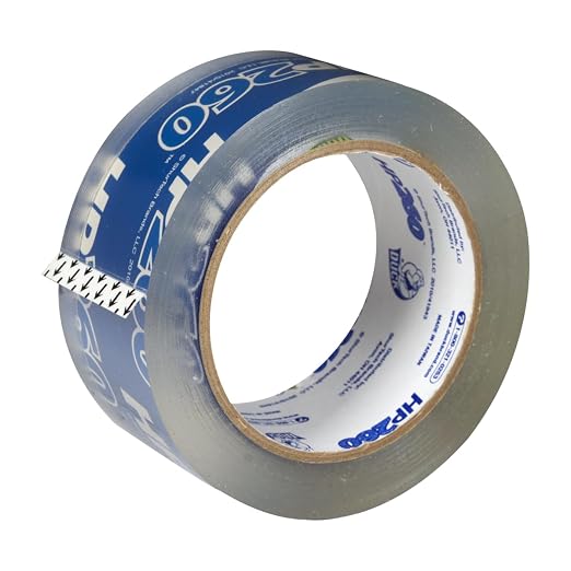 Duck High Performance Clear Packing Tape Refills - 6 Rolls of HP260 Strong Packaging Tape for Shipping, Moving, Mailing & Storage Boxes - 3" Core - 1.88 Inch x 60 Yards - Clear (287863) | (Pack of 6)