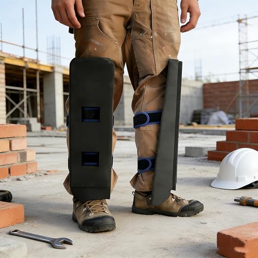 Crawler Climber Knee Pads, Self-Supporting Kneepads for Attic Crawling, Adjustable Foam Support Pads for Joist Spacing Navigation, Lightweight Work Knee Protectors with Wrap Straps