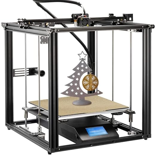 Ender 5 Plus【Double Sided Textured PEI Sheet】Flexible Spring Steel PEI Build Plate 【377x370mm/14.84x14.56inch】with Magnetic Base for Ender 5 Plus 3D Printer