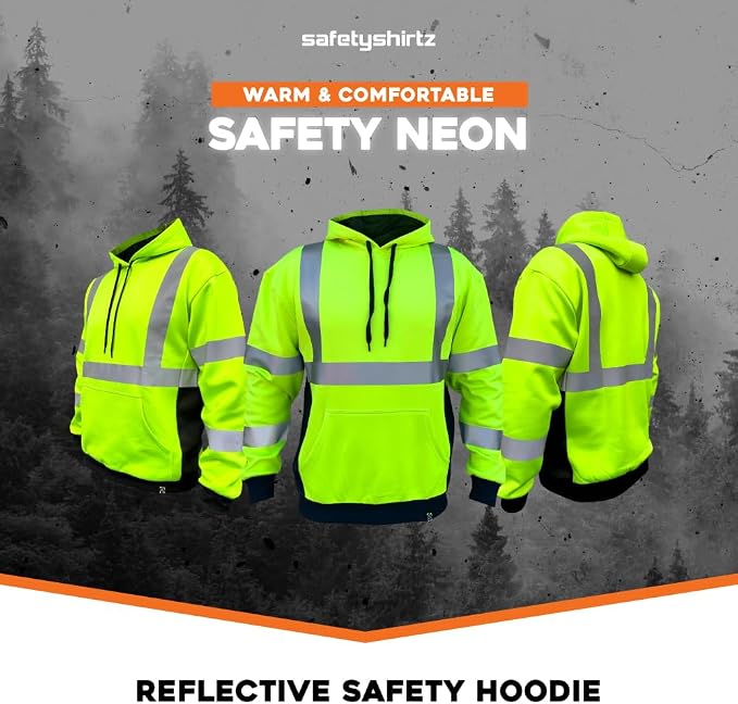 SafetyShirtz SS360 ANSI Class 3 Type R Graphic Hoodie