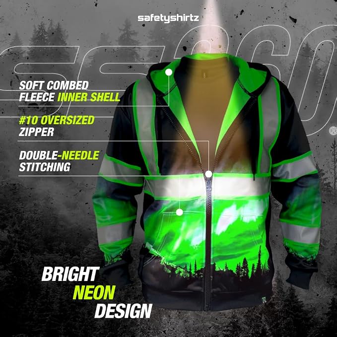 SafetyShirtz SS360 ANSI Class 3 Type R Graphic Hoodie